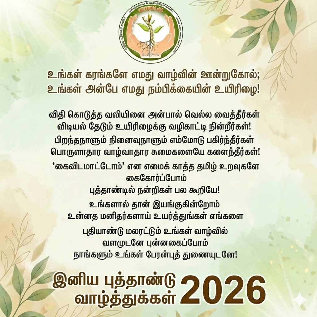 இனிய புத்தாண்டு வாழ்த்துக்கள் 2026